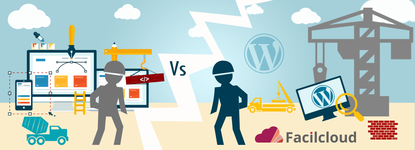 Constructor de sitios web vs WordPress
